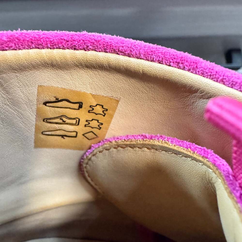 Daniel Patrick Magenta Pink Suede High-Top Sneakers Size 45 (12), NWOT - Picture 3 of 14